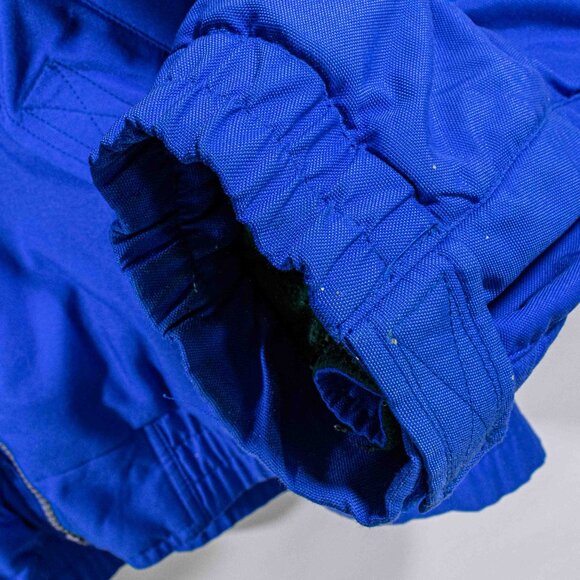 Polo Ralph Lauren Hi Tech Fleece Lined Bomber Jacket Puffer XL VTG 90s *damage* - Picture 6 of 15